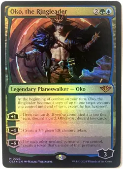 Oko, the Ringleader - 0223 - MTG Outlaws of Thunder Junction - NM - FOIL - Image 1