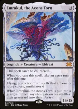 Emrakul the Aeons Torn Legendary Creature Rise of the Eldrazi Mythic MTG - Image 1