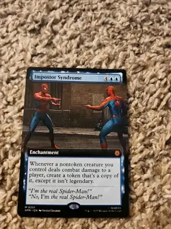 Impostor Syndrome - EXTENDED ART MTG Marvel's Spider-Man NM Magic - Image 1