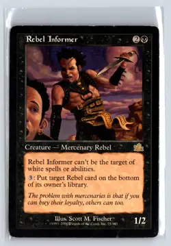 (2X) Rebel Informer Prophecy Rare - MTG Magic the Gathering Card - Image 1