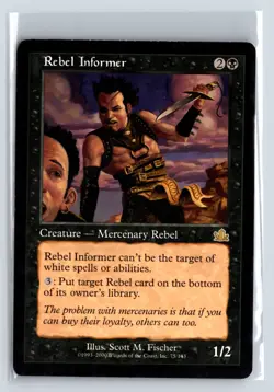 (2X) Rebel Informer Prophecy Rare - MTG Magic the Gathering Card - Image 3