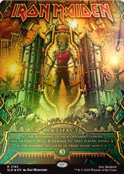 MTG Magic The Gathering IRON MAIDEN Secret Lair FOIL Eddie Unchained presale - Image 1