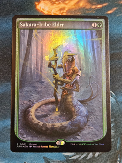 Sakura-Tribe Elder, Foil, Promo, Textless, NM, Magic, MTG - Image 1