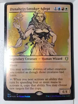 Dynaheir, Invoker Adept - FOIL SHOWCASE - Commander - Magic the Gathering MTG - Image 1