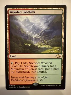 MTG: 5x Wooded Foothills Cards Regular Modern Horizons 3 0236- NM - Image 2
