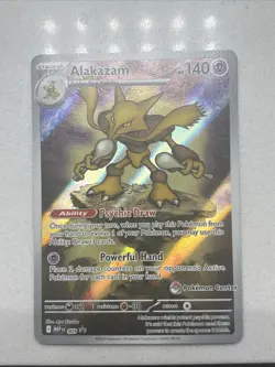 Alakazam Mega Evolution ETB Promo - Pokemon Center Edition - Pokemon TCG Stamp - Image 1