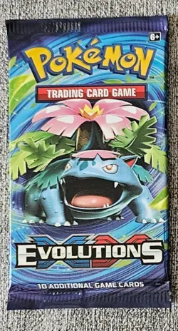 Pokemon TCG XY Evolutions Booster Pack New Factory Sealed - Image 1