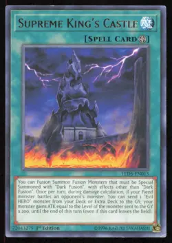 Yugioh - Supreme King's Castle LED5-EN015 1st Edition Rare - Image 1