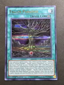 Yugioh Fallen Paradise DUSA-EN031 Ultra Rare 1st Ed LP - Image 3
