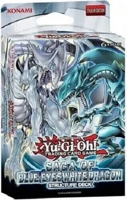 YuGiOh Saga of Blue-Eyes White Dragon Structure Deck Unlimited Edition Sealed - Image 1