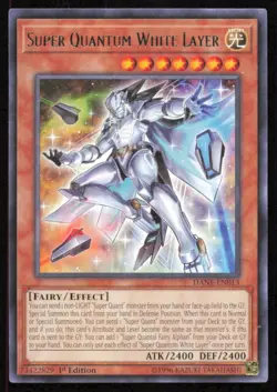 1x (NM) Super Quantum White Layer - DANE-EN013 - Rare - 1st Edition YuGiOh - Image 1