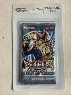 YuGiOh Legend Of Blue Eyes White Dragon Blister Pack Sealed 97712550220 - Image 1