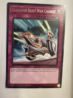 Gladiator Beast War Chariot MZTM-EN105 Yugioh! Maze of the Master 1st Ed Rare NM - Image 1