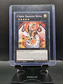 Yugioh Cyber Dragon Nova LEDD-ENB30 Common 1st Ed LP - Image 5