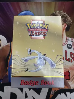 Pokemon Trading Card game League Badge Book - Wizards Of The Coast - Unused JS 1 - Image 1