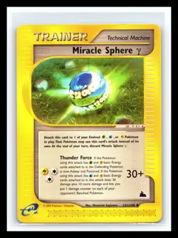 💥 Miracle Sphere Y 131/144 Skyridge E-Reader Pokemon Card 2003 Vintage - Image 1