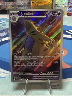 Pokemon TCG Tyranitar Scarlet & Violet Paldea Evolved Holo Card 222/193 Nm - Image 1