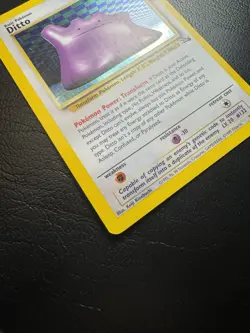 Pokemon TCG Ditto 3/62 Fossil Holo Rare Unlimited Trading Card LP Condition - Image 3