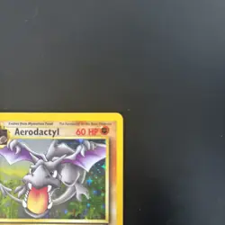 1999 Aerodactyl Pokemon Card Holo Fossil Set 1/62 WOTC - Image 4