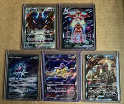 Pokemon 5 Card Lot Lucario SWSH291, Deoxys GG45/GG70, CZ -Suicune, Raikou, Entei - Image 1