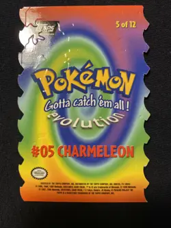 Charmeleon Pokemon Card TCG Topps 5 Of 12 Die Cut - Image 2