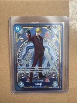 One Piece TCG Sanji SP OP06-119 a Fist of Divine Speed Foil Card - Image 1