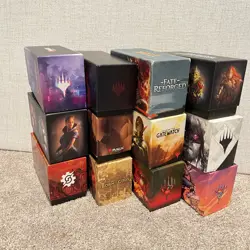 Magic the Gathering Fat Pack Bundle Boxes EMPTY Lot of 12 MTG - Image 1