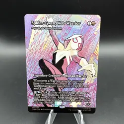 Spider-Gwen, Web-Warrior - Najeela, the Blade-Blossom (Borderless) Foil - Image 1