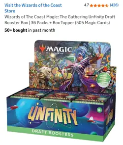 Wizards of The Coast Magic The Gathering Unfinity Draft Booster Box 36 Packs - Image 5