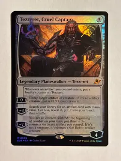Tezzeret, Cruel Captain (FOIL) Edge of Eternities - MTG LP - Image 1