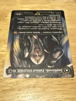 MTG - Sephiroth, Fabled SOLDIER - borderless nonfoil - 0317 - Near mint - Image 3