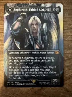 MTG - Sephiroth, Fabled SOLDIER - borderless nonfoil - 0317 - Near mint - Image 5