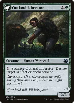 [MTG] Outland Liberator (190) (MID) NM - Image 1