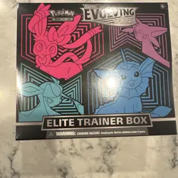 Pokemon Sword & Shield Evolving Skies Elite Trainer Box Sealed With Small Dent - Image 1