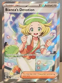 Bianca's Devotion 197/162 2024 Pokemon Temporal Forces Full Art Ultra Rare NM - Image 1