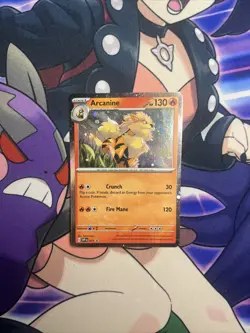 Pokemon TCG Arcanine SVP Black Star Promos SVP011 Holo Promo - Image 1