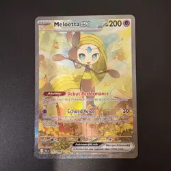 Pokemon Meloetta EX 167/086 SIR (Black Bolt) English NM Pre-Owned - Image 1