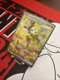 Pokemon TCG Meloetta EX 167/086 Black Bolt SIR Full Art Secret Rare Near Mint - Image 3