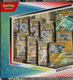 ✨Lucario & Tyranitar EX✨ {Prismatic Evolutions} Pokemon Premium Collection Box - Image 3