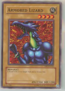 Yu-Gi-Oh Dark Beginning 1 Armored Lizard #DB1-EN143 Near Mint or Better - Image 1
