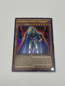 Yu-Gi-Oh! TCG Legendary Knight Timaeus Dragons of Legend DRLG-EN001 1st Edition - Image 2