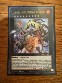 NM Laevatein, Generaider Boss of Shadows - PHHY-EN047 - Ultra Rare 1st yugioh - Image 1