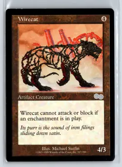 (2X) Wirecat Urza's Saga Uncommon - MTG Magic the Gathering Card - Image 3