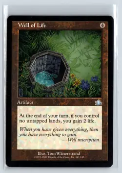 (2X) Well of Life Prophecy Uncommon - MTG Magic the Gathering Card - Image 1