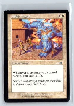 (3X) Noble Stand Nemesis Uncommon - MTG Magic the Gathering Card - Image 5
