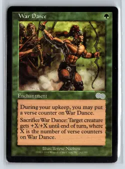 (2X) War Dance Urza's Saga Uncommon - MTG Magic the Gathering Card - Image 1