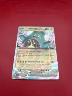Iono's Bellibolt ex Prize Pack Series 7 Promo Pokemon Card NM Stamp - Image 1