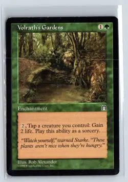 (2X) Volrath's Gardens Stronghold Rare - MTG Magic the Gathering Card - Image 1