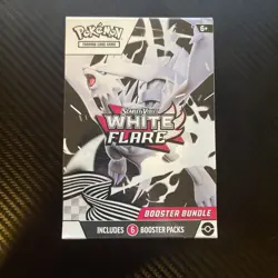 NEW/SEALED Pokeman Trading Card Games Scarlet Violet White Flare Booster Bundle - Image 1