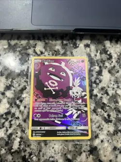 Pokemon Koffing Cosmic Eclipse Card 243/236 Secret Rare Full Art SM Holo - Image 1